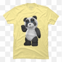 Best Yellow Panda T - Shirts Design By Humans T Shirt Design Samurai Emoji,Badger Emoticon