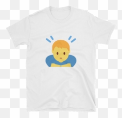 Person Bowing T - Math Shirt Emoji,Bowing Emoji