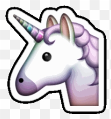 Unicorn Emoji Clipart - Unicorn Emoji Png,Unicorn Emoji