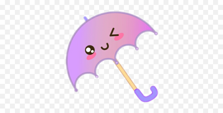 Kawaii Umbrella - Umbrella Kawaii Emoji,Ten And Umbrella Emoji