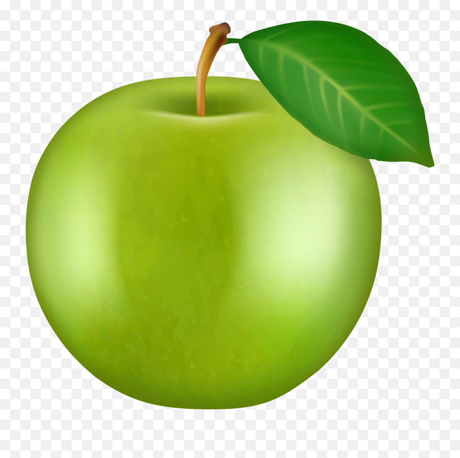 Fruit Graphic Royalty Free Png Files - Clipart Apple Green Emoji,Emoji Fruits