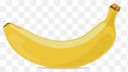 Banana Fruit Yellow Clip Free Vector - Food Clipart Transparent Background Emoji,Banana Emoji Png
