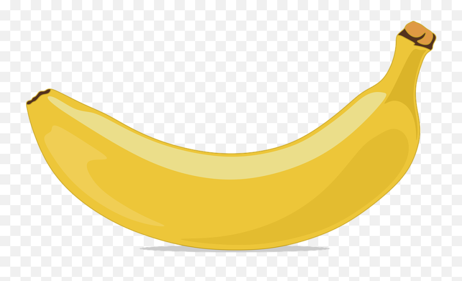 Banana Fruit Yellow Clip Free Vector - Food Clipart Transparent Background Emoji,Banana Emoji Png