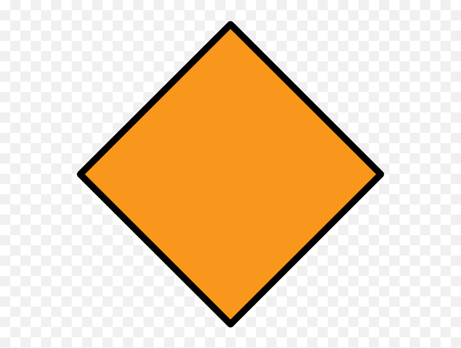Orange Diamond Clipart - Triangle Emoji,Diamond Emoji