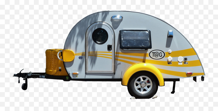 Caravan American Small Cute White - Caravan Emoji,Travel Trailer Emoji