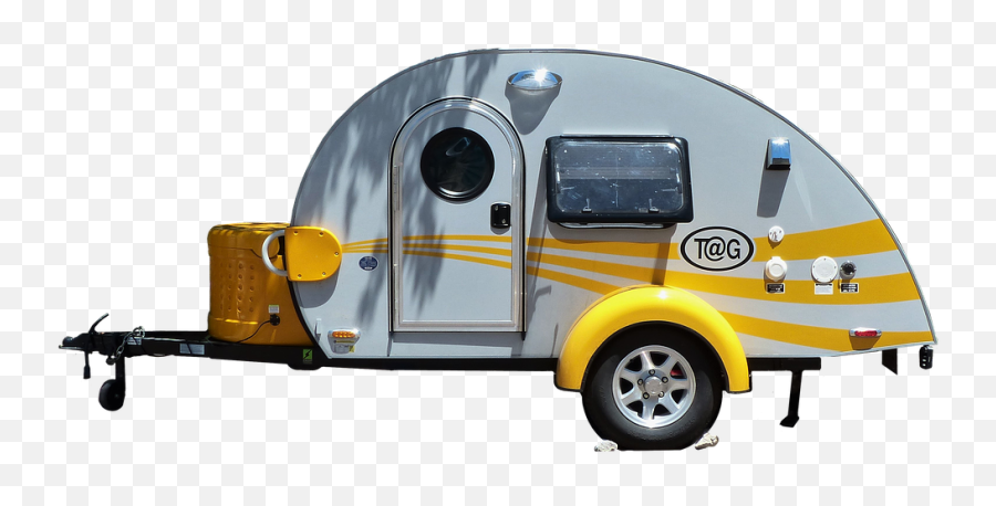 Caravan American Small Cute White - Caravan Emoji,Travel Trailer Emoji ...