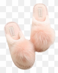 Slippers Slides Pajamas Pjs Night Comfy Shoe Shoes Fluf - Fluffy Slippers Transparent Background Emoji,Emoji Slippers