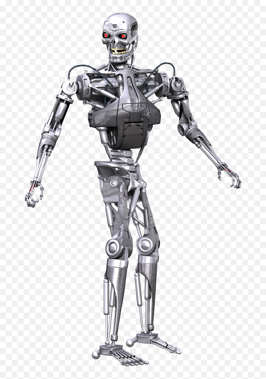 Robot Mechanical Futuristic Technology - Terminator Robot Png Emoji,Black Fist Bump Emoji