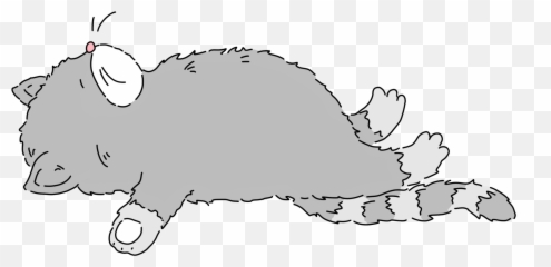Cat Animal Pet Sleeping Tired - Squitten Emoji