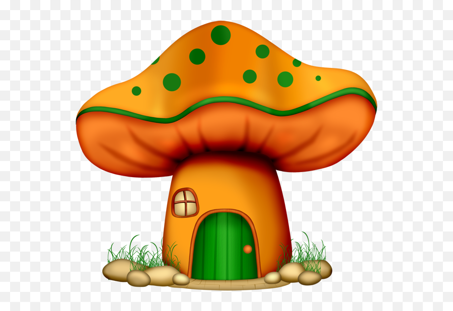 Mushroom Art - Mushroom House Clipart Emoji,Emoji Mushroom