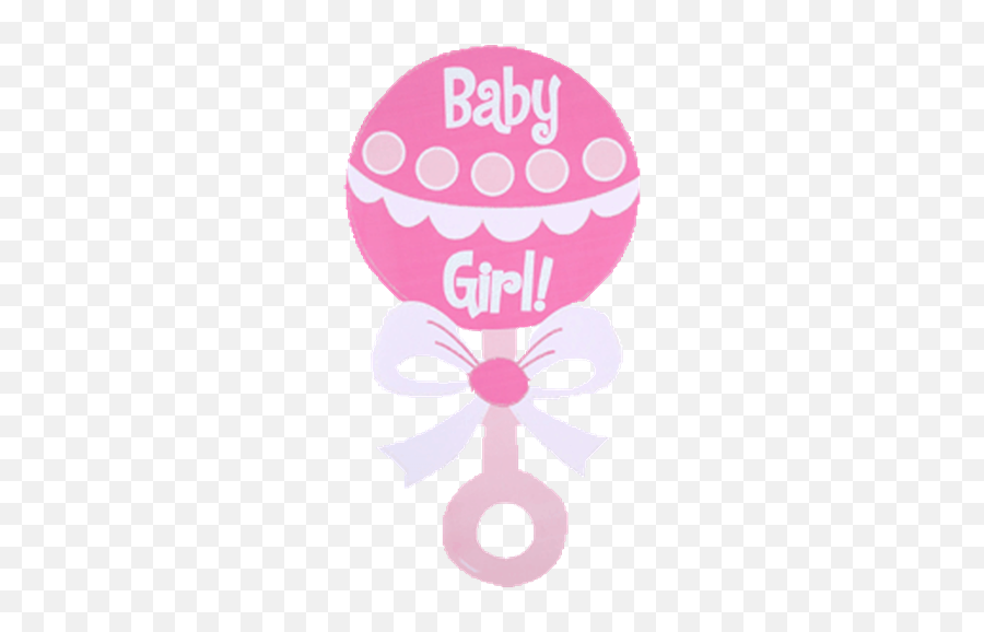 Ticket Baby Shower Invitations - Baby Girl Rattle Clipart Png Emoji,Baby Rattle Emoji