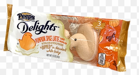 Pumpkin Spice Latte Marshmallow Chicks - Biscuit Emoji