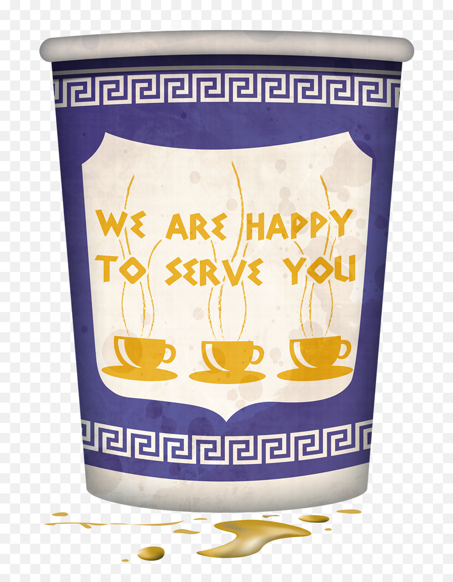 A Series Of Useful Emoji For New Yorkers Created - Greek Coffee Cup Pattern,New York Emoji