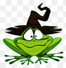 Clipart Of Frogs And Toads - Halloween Frog Clip Art Emoji,Frog Emoji Hat