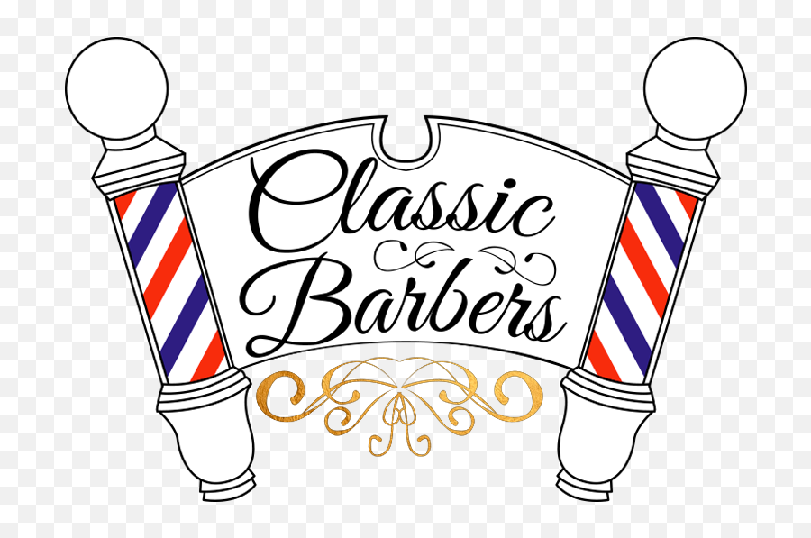 Old School Barbershop Specialized In - Logo Barber Shop Png Emoji,Barber Pole And House Emoji