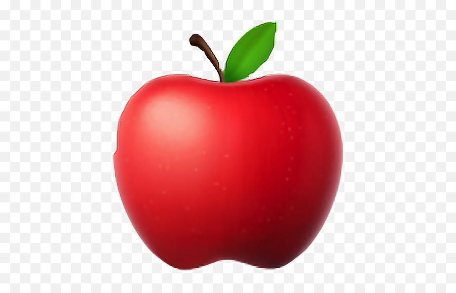 Emoji Emojisticker Emojistickers - Red Apple Emoji,Fruit Emoticons