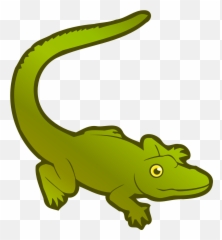 Clipartist - Alligators Png Download Full Size Clipart Cartoon Of Gharial Emoji,Alligator Emoji
