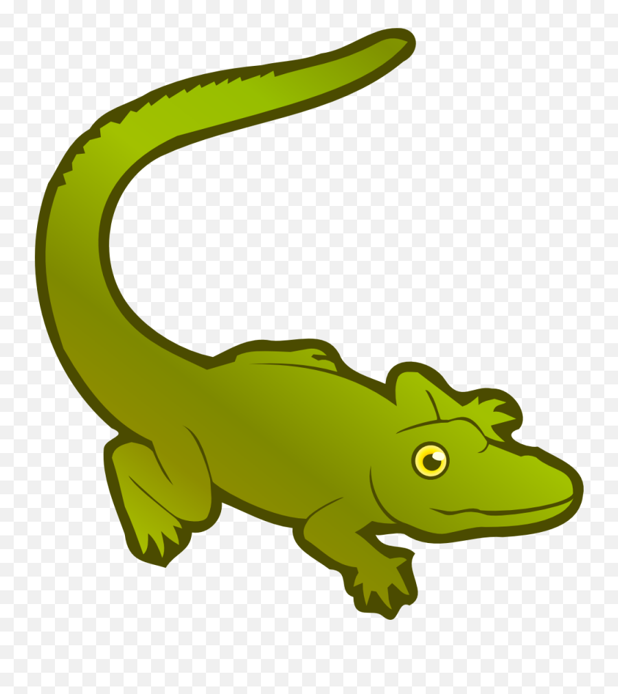 Clipartist - Alligators Png Download Full Size Clipart Cartoon Of Gharial Emoji,Alligator Emoji