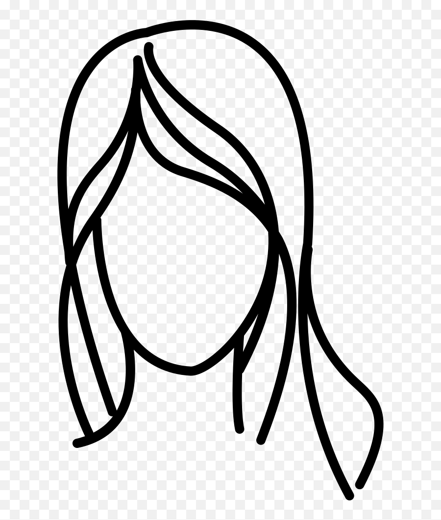 Hair Clipart Black And White Png - Hair Clipart Black And White Emoji,Pulling Hair Out Emoji