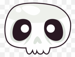 Skull Halloween Mask - Halloween Mask Cartoon Png Emoji,Skull Emoticon