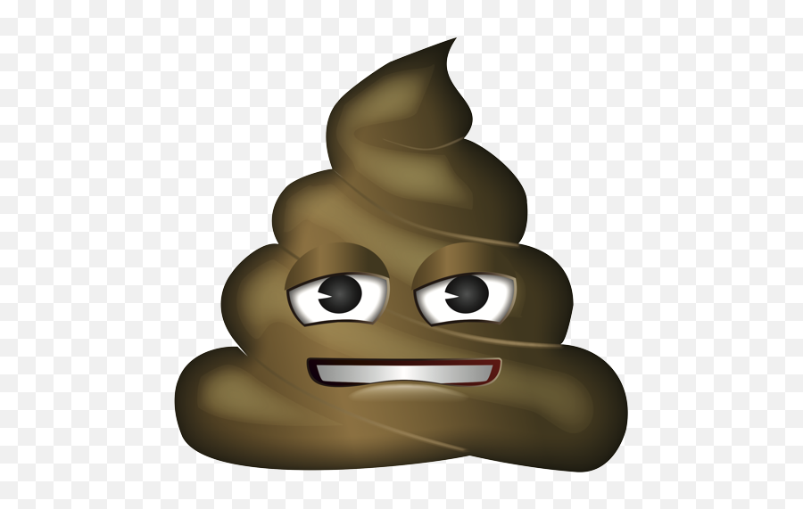 Emoji - Bull Poop Emoji,Mischievous Emoji