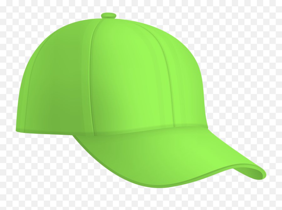 Green Baseball Hat Clipart - Transparent Background Cap Clipart Emoji,Baseball Hat Emoji