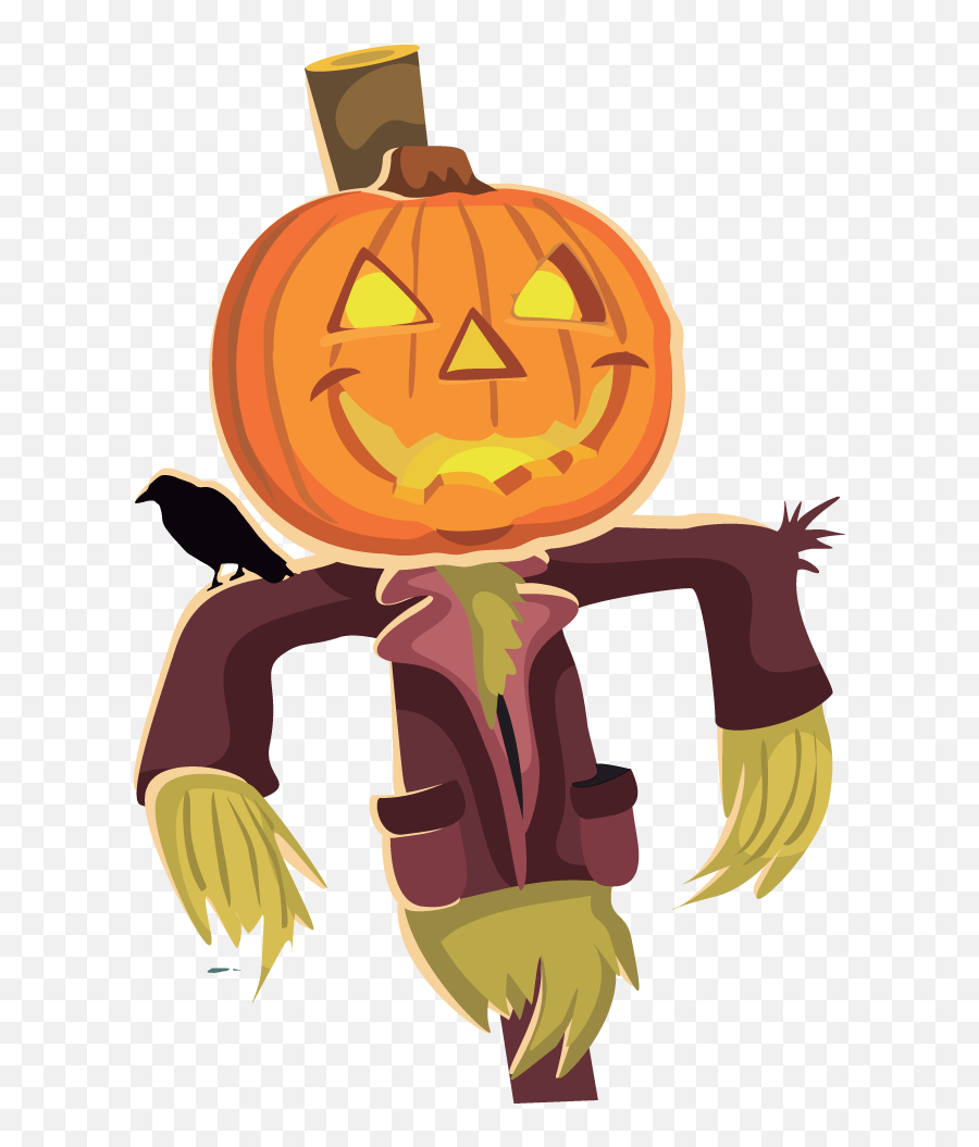 Scarecrow Clipart Scarecrow Clip Art Image Clipartcow - Clipart Scary Scarecrow Emoji,Scarecrow Emoji
