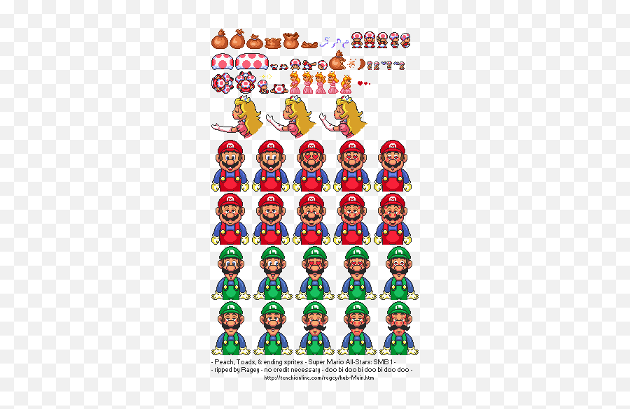 Super Mario Bros - Mario All Stars Sprite Emoji,Raccoon Emoticon