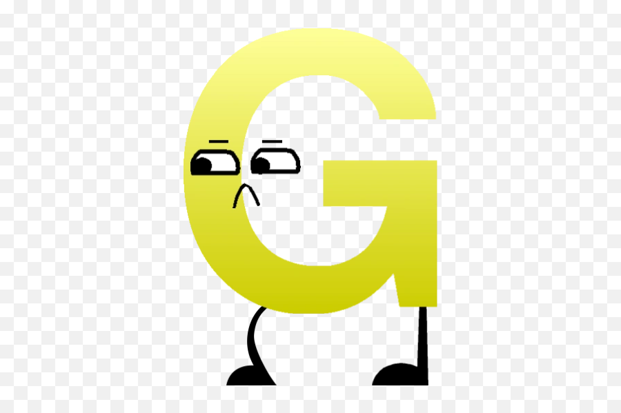 G - Smiley Emoji,G Emoticon