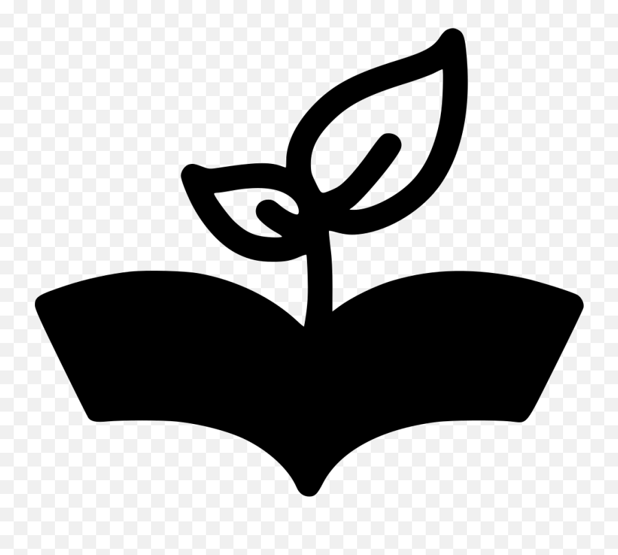 Download Plant Growing Out Of Book Comments - Plant Growing Portable Network Graphics Emoji,Book Emoji Iphone
