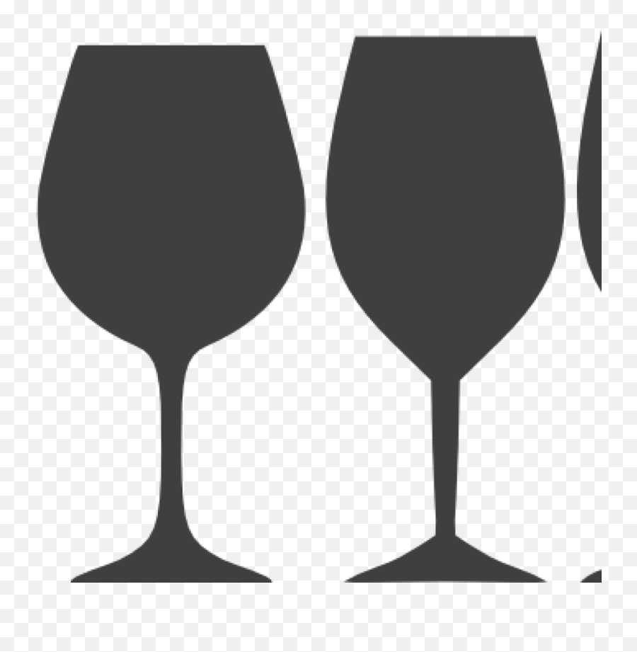 Wine Glass Clipart Dark Gray Wine Glasses Clip Art - Clip Champagne Glass Emoji,Wine Emoji