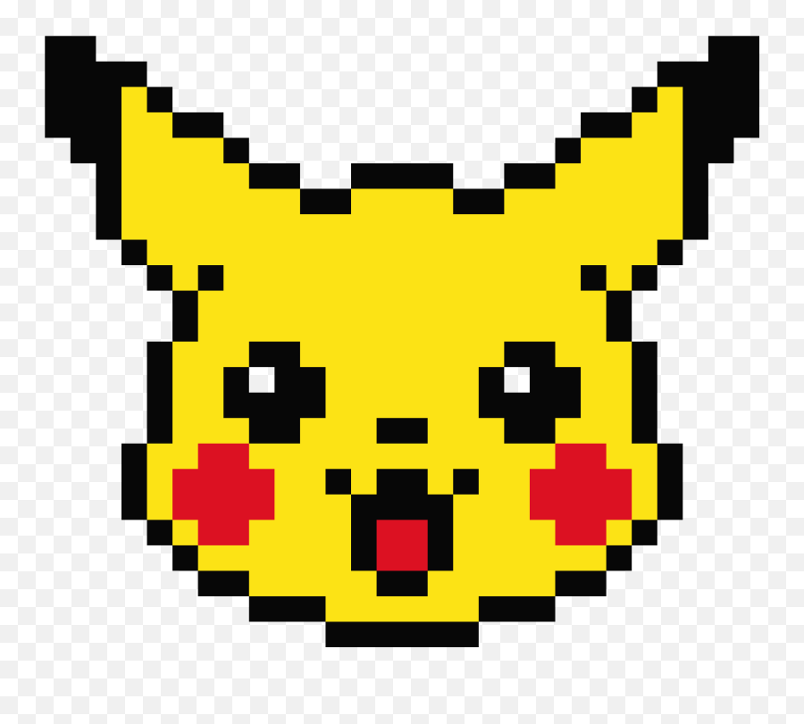 Pikachu - Pikachu Pixel Art Emoji,Pikachu Emoji