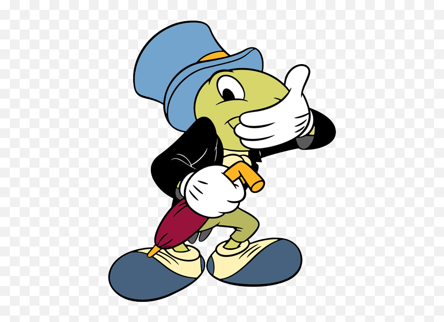 Pinocchio Disney Classic Sticker By Katarinanbaker - Transparent Jiminy Cricket Png Emoji,Pinocchio Emoji