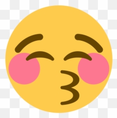 Closed Icon Of Flat Style - Kissing Eyes Emoji