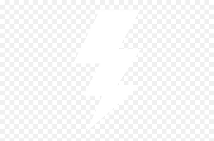Png White Lightning Bolt Icon - Transparent Lighting Bolt White Emoji,Emoji Lightning Bolt