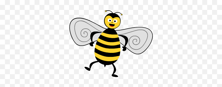 Cute Animated Honey Bee Gifs At Best - Animation Bees Gif Emoji,Bumble Bee Emoji