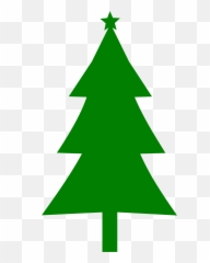 Japanese Clipart Christmas - Silhouette Tree Emoji
