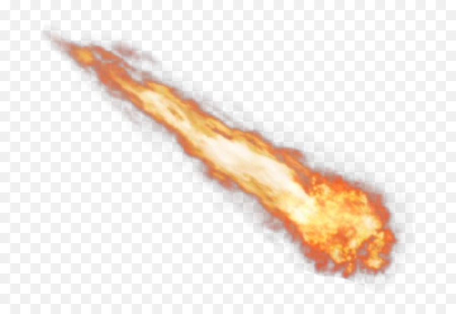 Comet Asteroid Meteor Fireball - Transparent Ball Of Fire Emoji,Comet Emoji