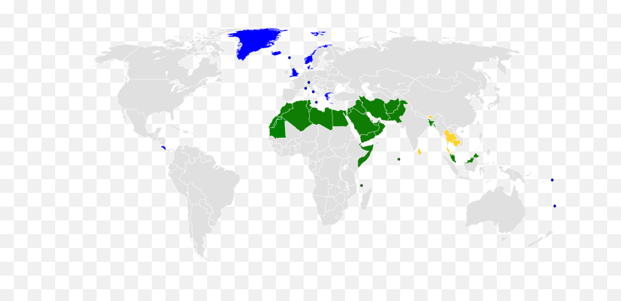 Map Of State Religions - State Religion Emoji,Dominican Republic Emoji