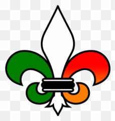 Irish Italian Clip Art At Vector Clip Art - Gray Fleur De Lis Emoji,Italian Emoji