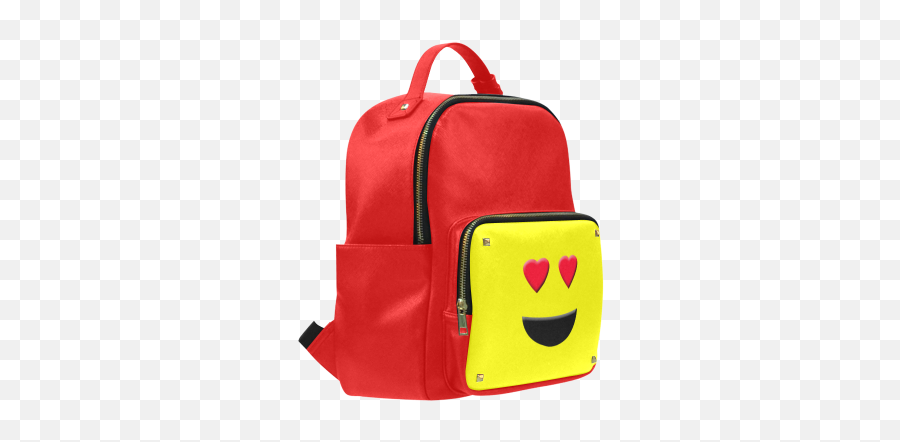 Emoticon Heart Smiley Campus Backpack - Backpack Emoji,Emoticon Backpack