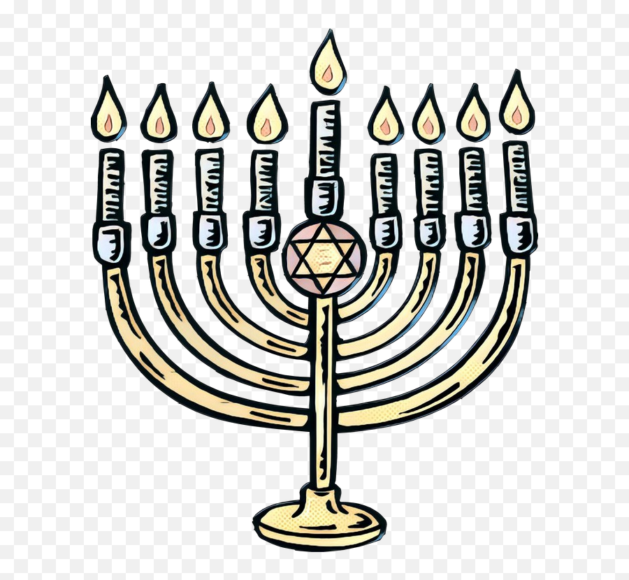 Clip Art Menorah Hanukkah Portable - Transparent Menorah Png Emoji,Emoji Menorah