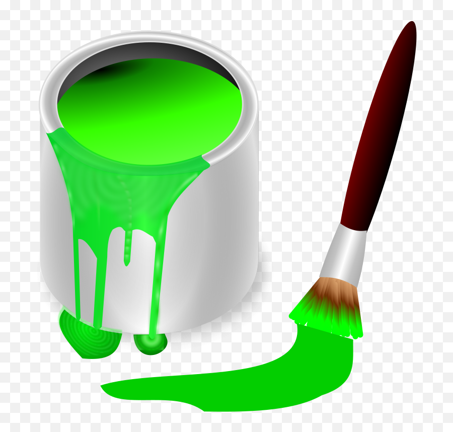 Free Clipart Color Bucket Green Frankes - Green Paint Clipart Emoji,Paint Bucket Emoji