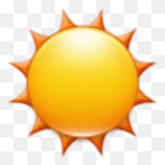 Sun Emoji Sunemoji Güne Sunlight Sunny - Clip Art