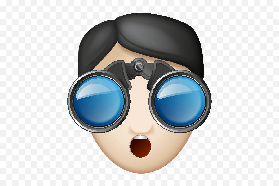 Emoji - Illustration,Binoculars Emoji