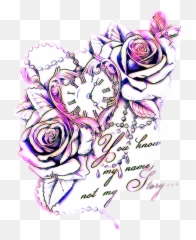 You Know My Name Not My Story - Tattoo Drawings For Thigh Emoji,Emoji My Name