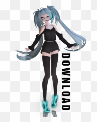 Miku A Dancing Girl Dl - Mmd Emoji