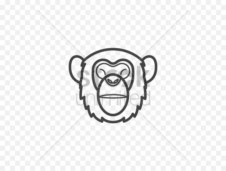 Monkey Vector Image - Cartoon Emoji,Monkey Emoticon Text