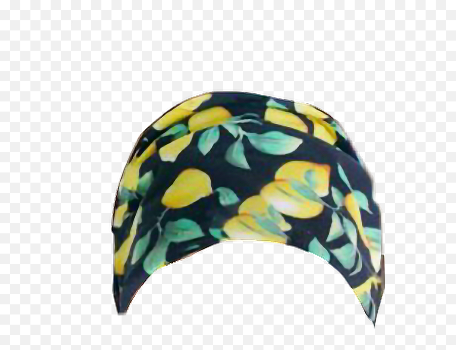 Lemon Headwrap Freetoedit - Baseball Cap Emoji,Lemon Emoji Hat