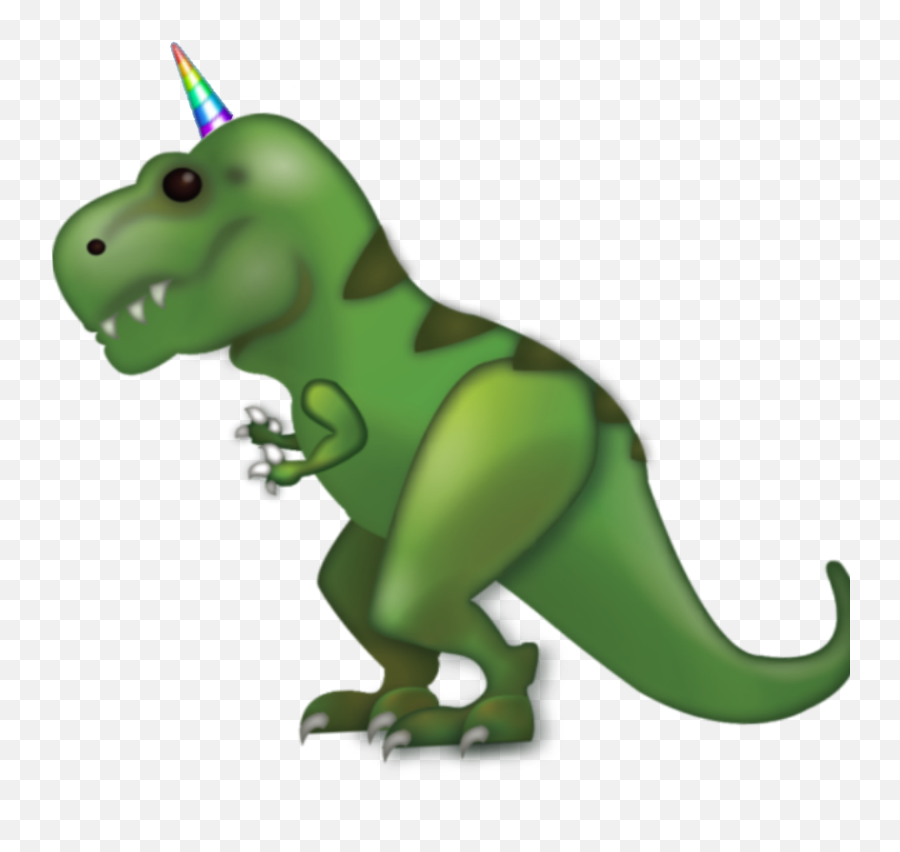 Dinosaur Unicornemoji - T Rex Emoji Iphone,Dinosaur Emoji